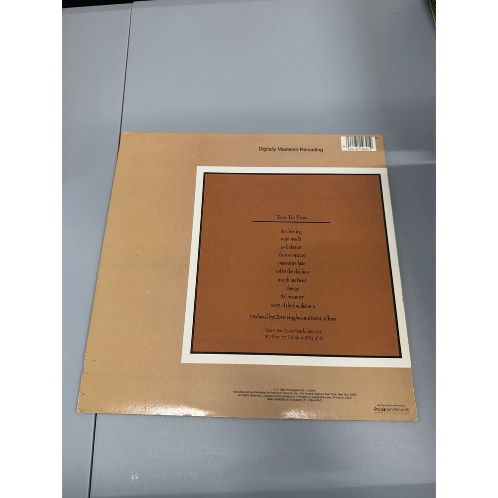 Tears For Fears: The Hurting - Vinyl - 1983 Mercury 422 811 039-1 M-1 - Picture 6 of 16